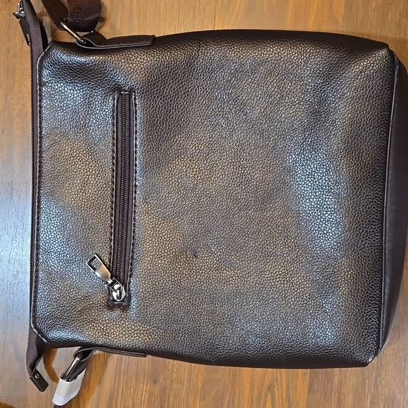 Weixier Men's Brown Crossbody Bag - Picture 4 of 10